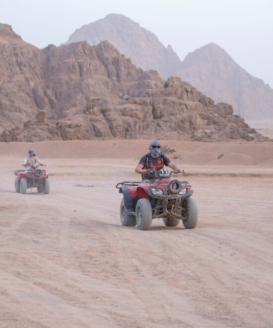 "Desert Rush: Quad Bike Adventure in Hurghada (Group Expedition)"